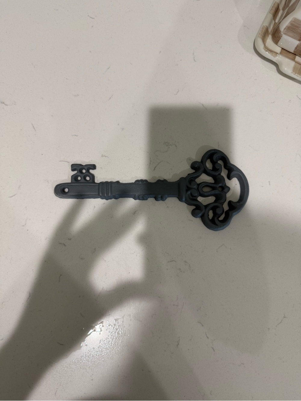 Hobby Lobby Gray Ornate Wall Key Accent